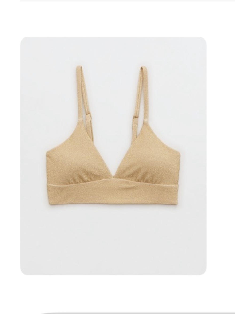 Aerie Sparkle Bikini Top